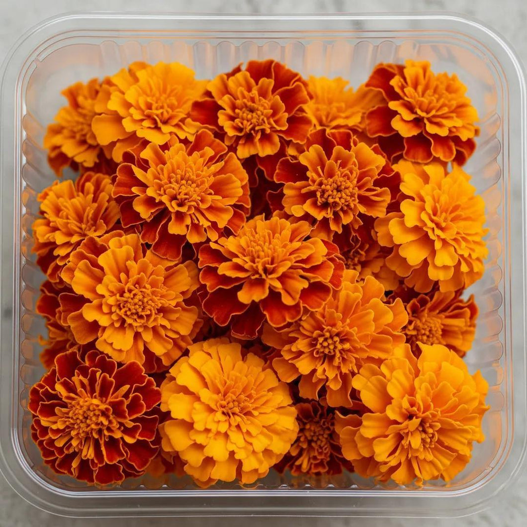 Edible Flowers - French Marigolds (20pcs)